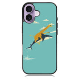 Black Friday offer Giraffe Riding Shark iPhone 17 Case BC0079
