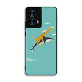 Black Friday offer Giraffe Riding Shark Motorola Moto G Power 5G 2024 Case FE2544