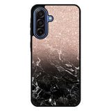 Modern rose gold ombre black marble Samsung Galaxy A17 5G Case BC0027