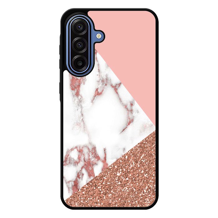 Mix Pink Marble and Gold Samsung Galaxy A17 5G Case BC0026