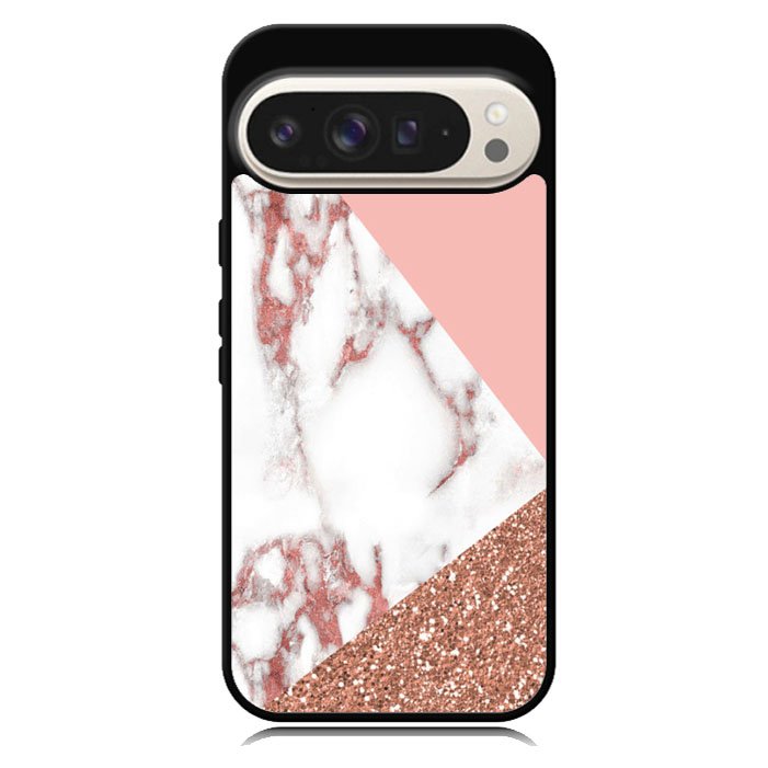 Mix Pink Marble and Gold Google Pixel 10 Pro XL Case BC0026
