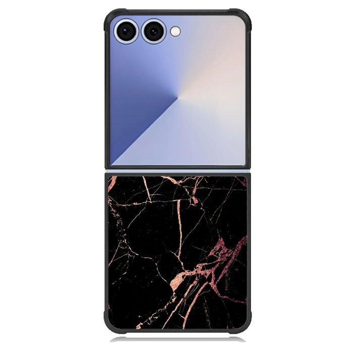 Black With Rose Gold Samsung Galaxy Z Flip 7 Case BC0080