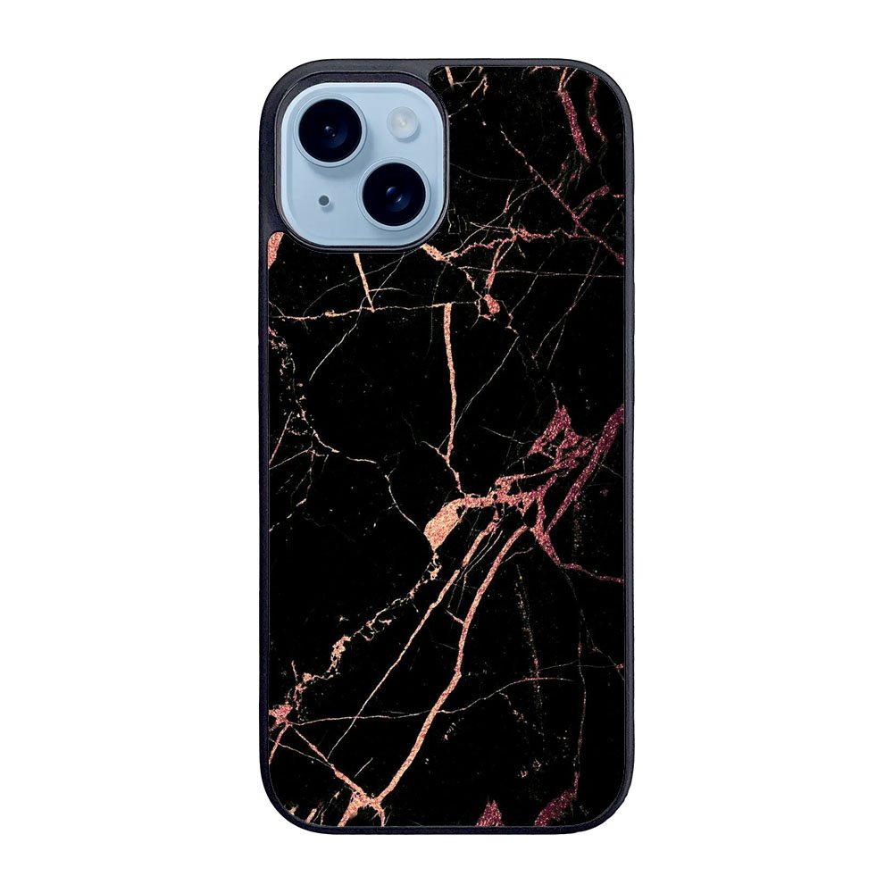 Black With Rose Gold Case iPhone 15 Plus BC0080