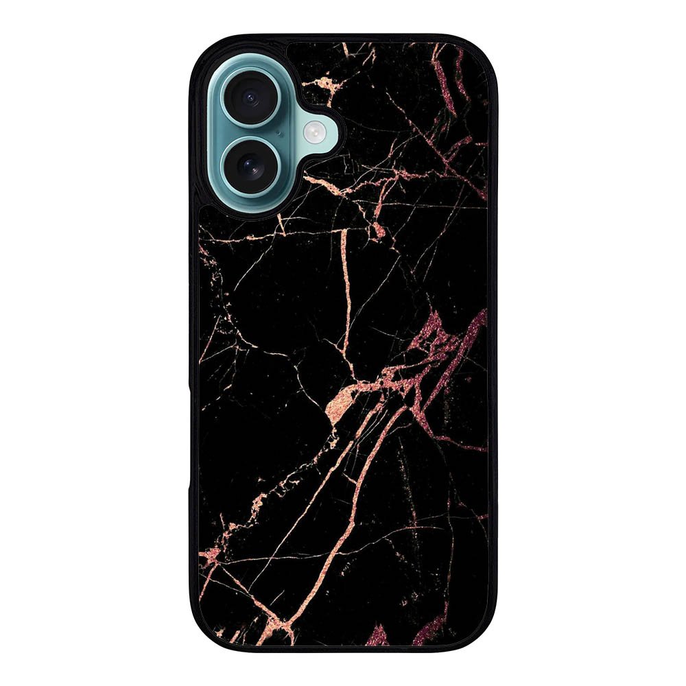 Black With Rose Gold Case iPhone 16 Plus BC0080
