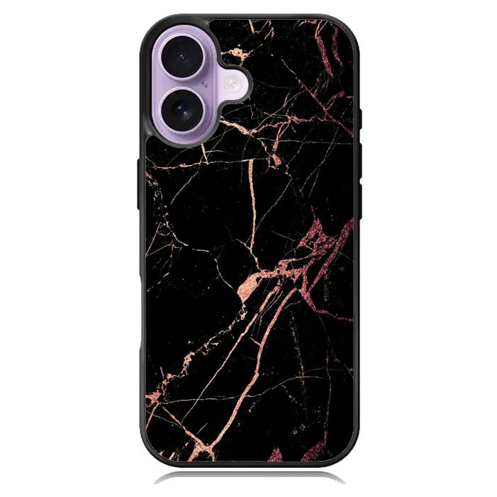 Black With Rose Gold iPhone 17 Case BC0080
