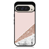 Pink Marble Glitter Google Pixel 10 Pro XL Case BC0017