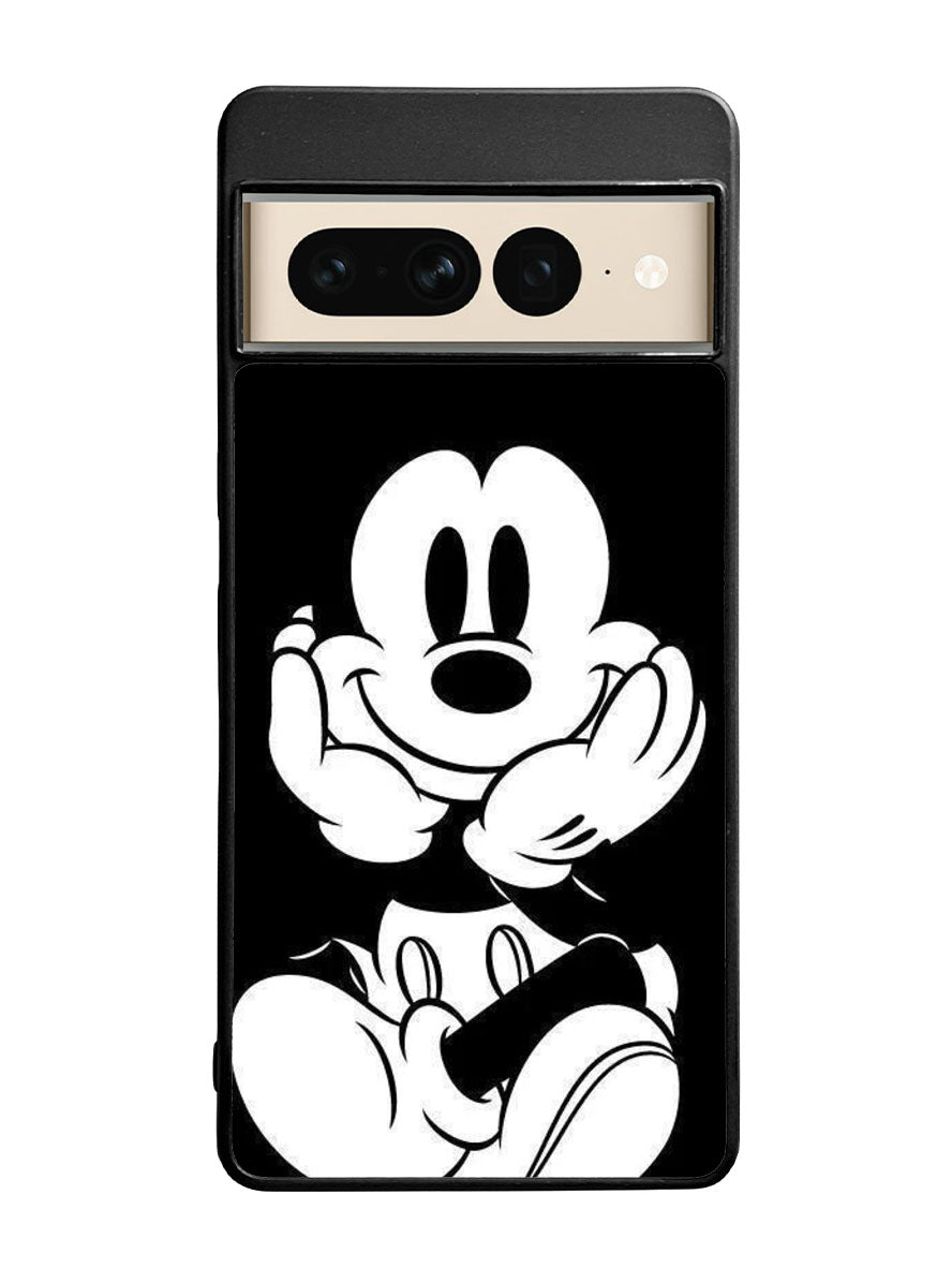 Black Mickey Mouse Google Pixel 7 Pro Case