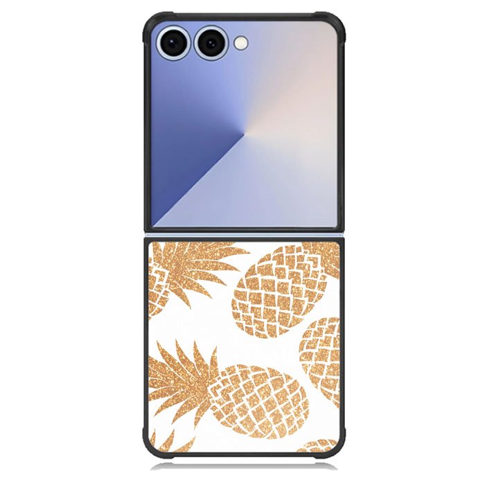 Gold Pineapple Samsung Galaxy Z Flip 7 Case BC0034