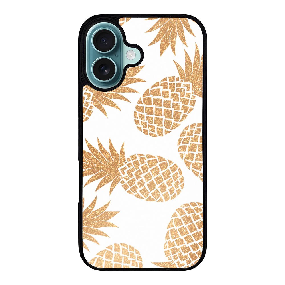 Gold Pineapple Case iPhone 16 Plus BC0034