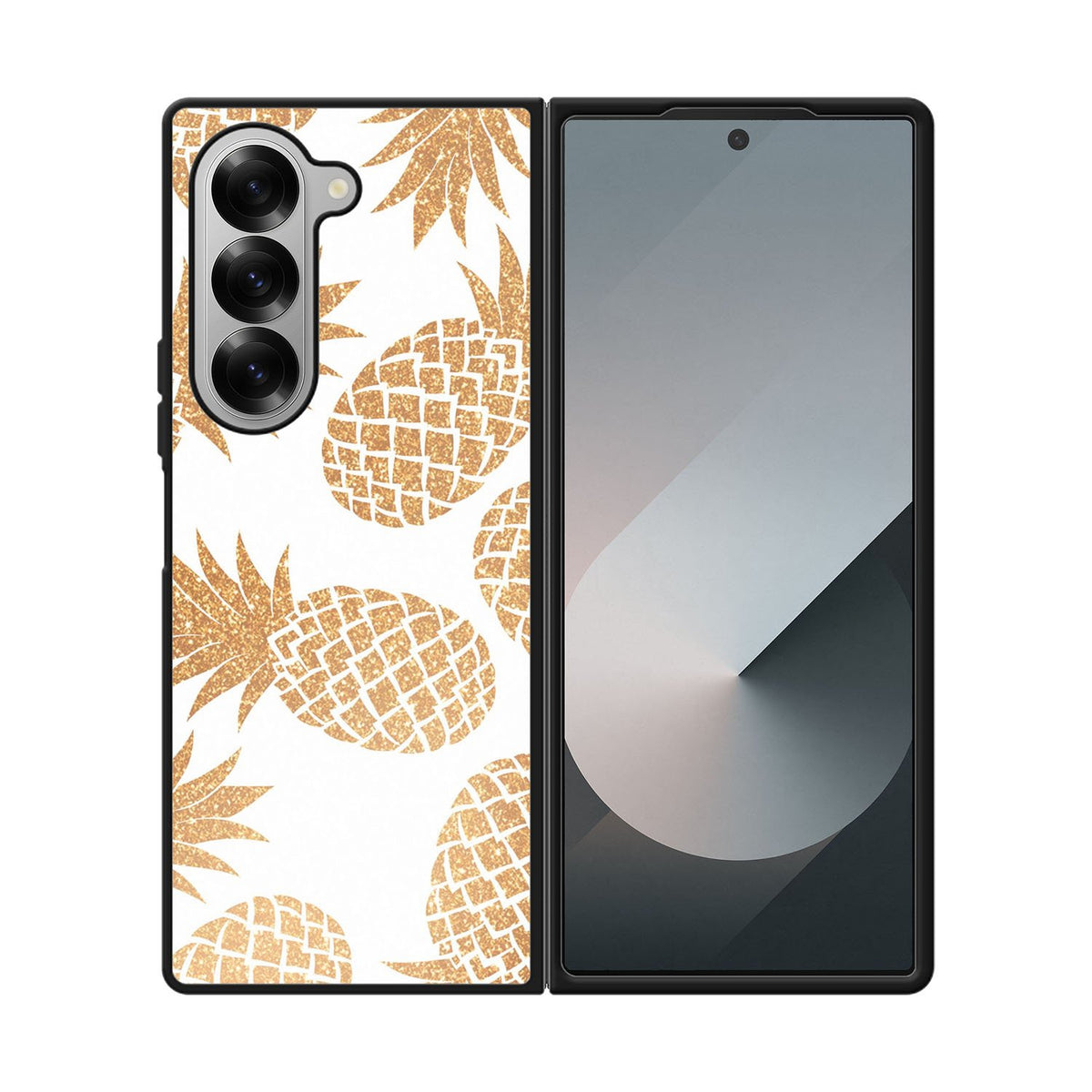 Gold Pineapple Case Samsung Galaxy Z Fold 6 5G BC0034