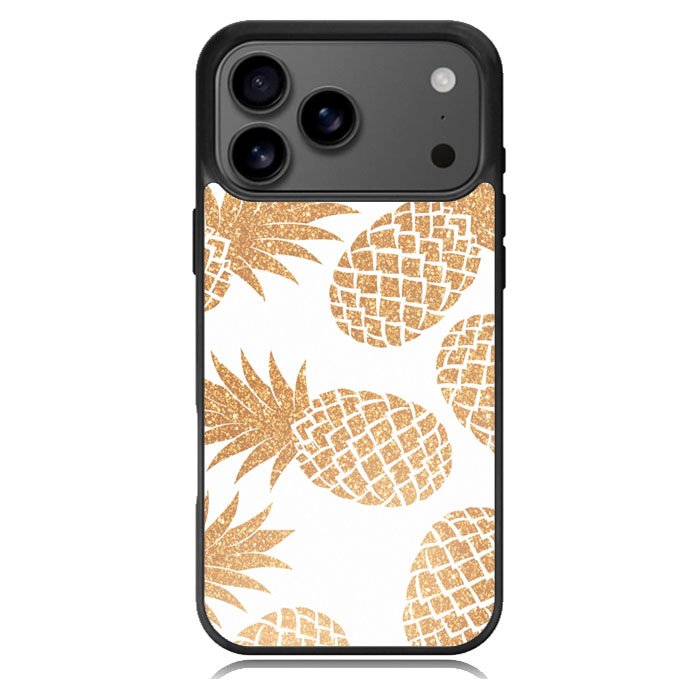 Gold Pineapple iPhone 17 Pro Case BC0034