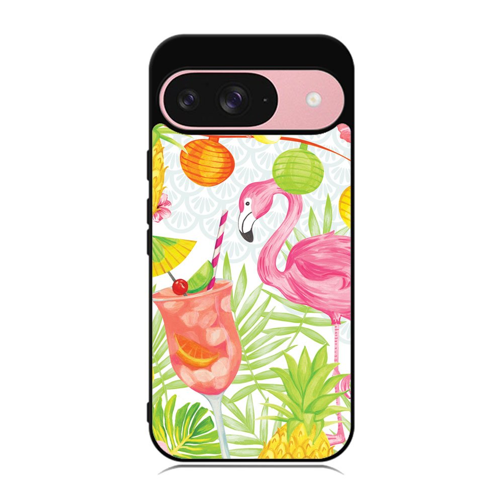 Carry the beautiful Flamingo Party Case Google Pixel 9 BC0068