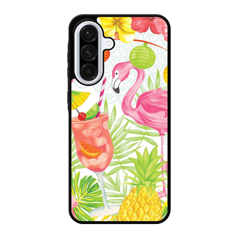Carry the beautiful Flamingo Party Samsung Galaxy A56 Case BC0068