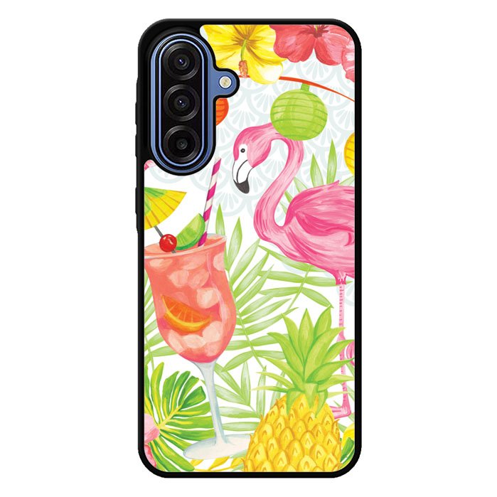 Carry the beautiful Flamingo Party Samsung Galaxy A17 5G Case BC0068