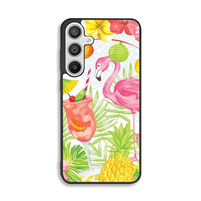 Carry the beautiful Flamingo Party Samsung Galaxy A26 Case BC0068