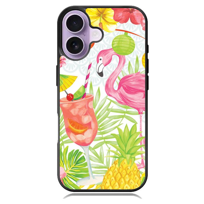 Carry the beautiful Flamingo Party iPhone 17 Case BC0068