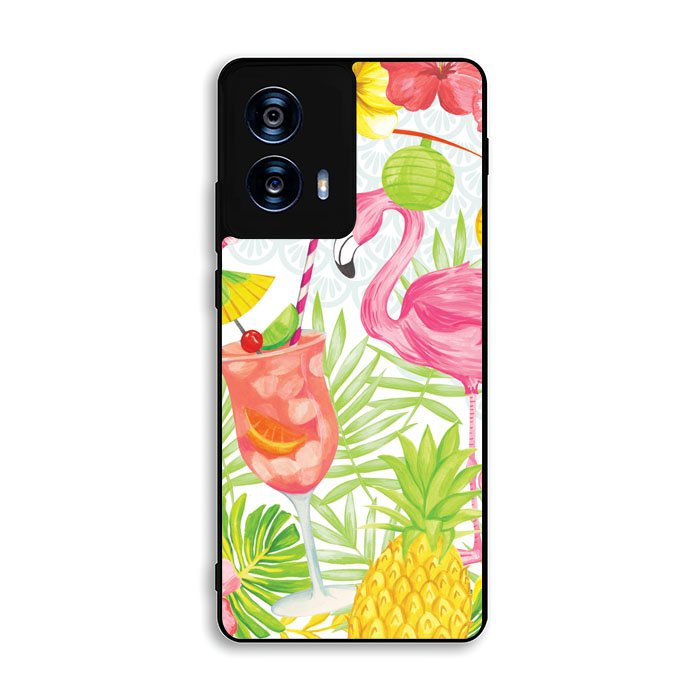Carry the beautiful Flamingo Party Motorola Moto G Power 5G 2024 Case BC0068