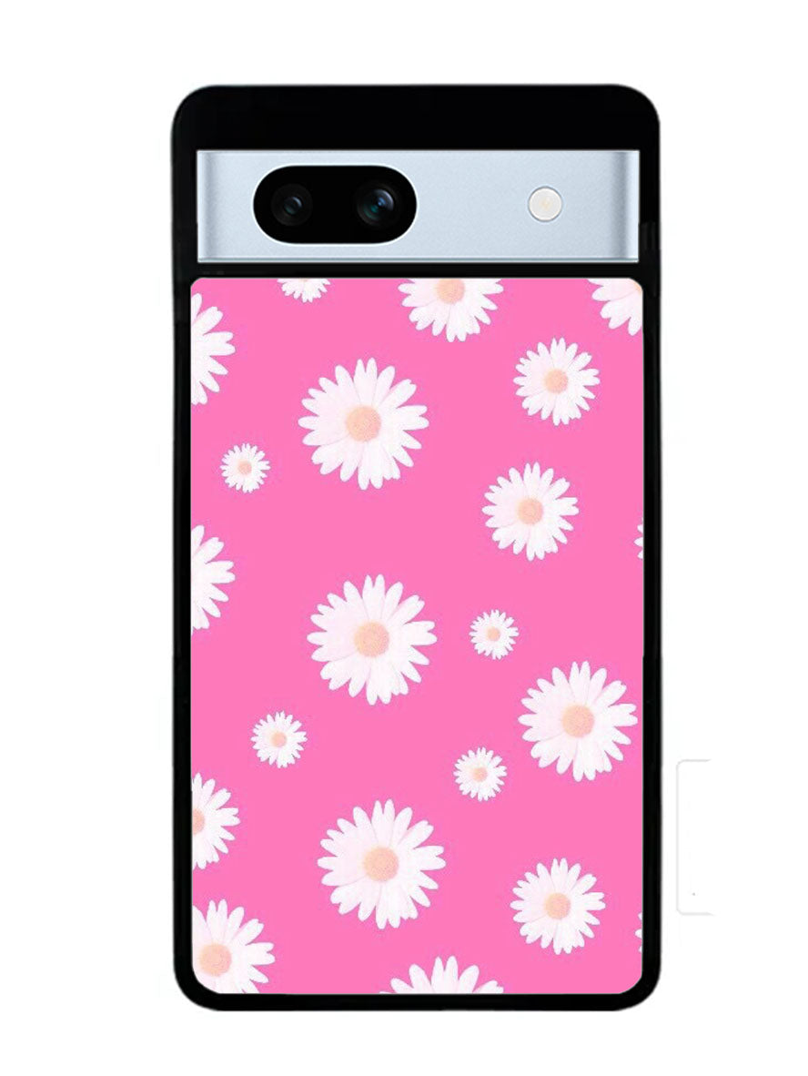 Pink Daisy Google Pixel 7A Case