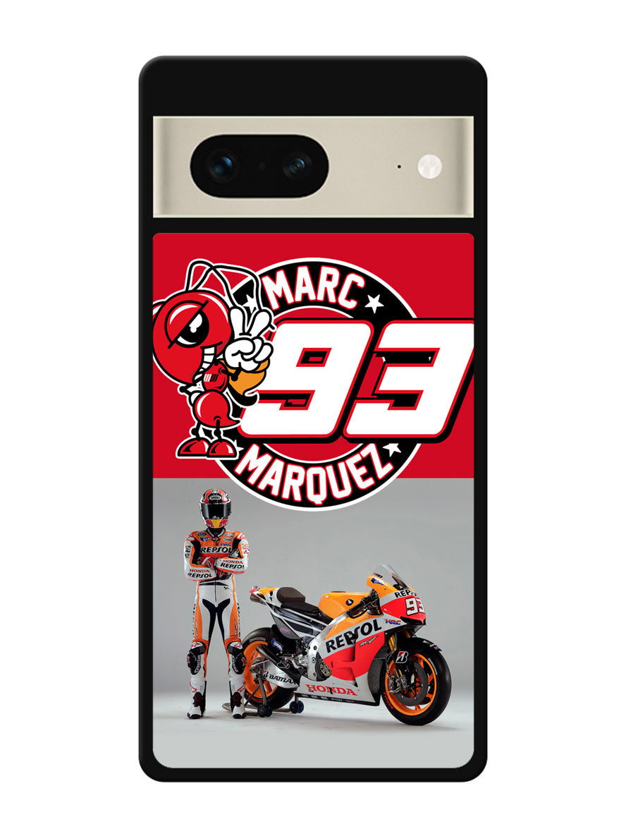 Marc Marquez 93 MotoGP Google Pixel 7 Case