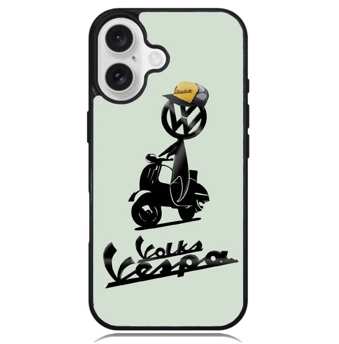 Volks Vespa Logo Case iPhone 16 BC0009