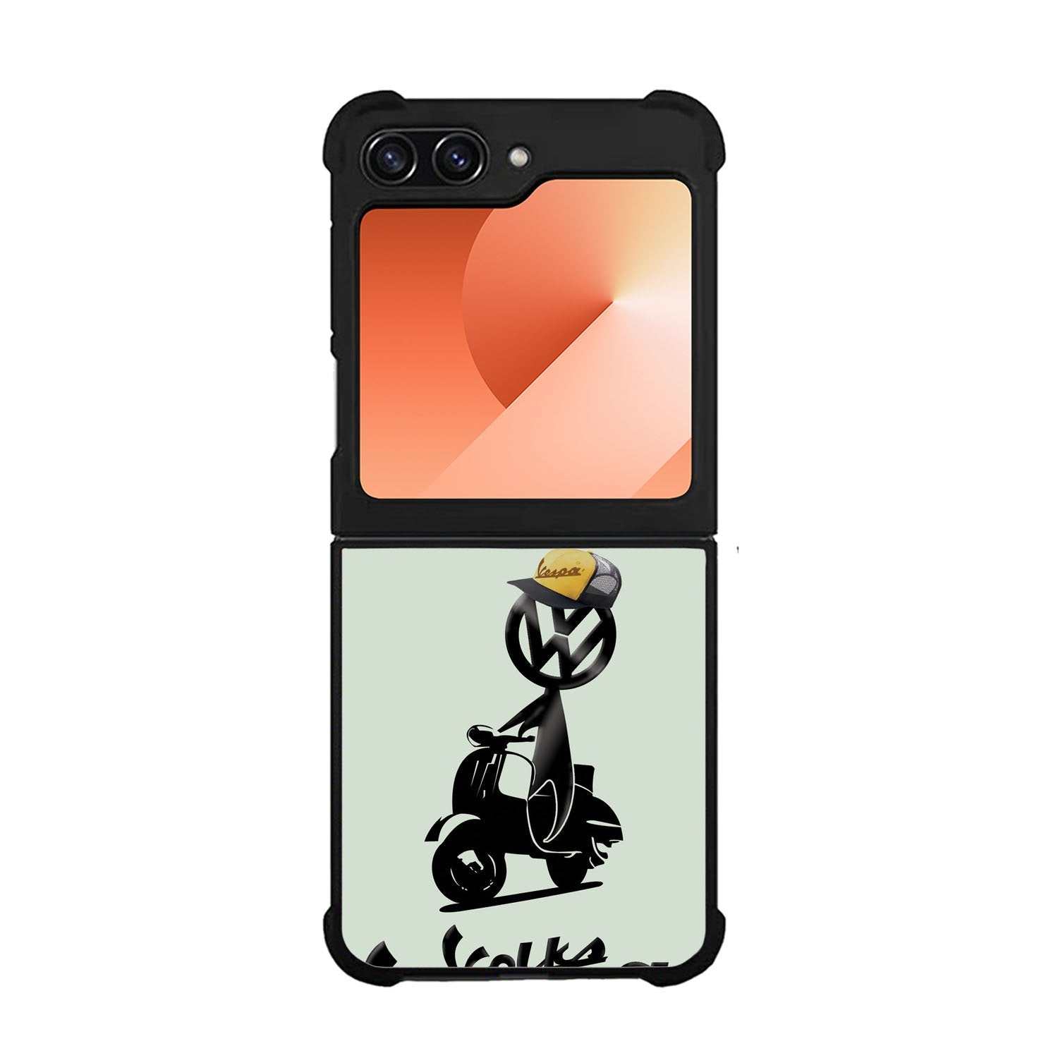 Volks Vespa Logo Case Samsung Galaxy Z Flip 6 5G BC0009