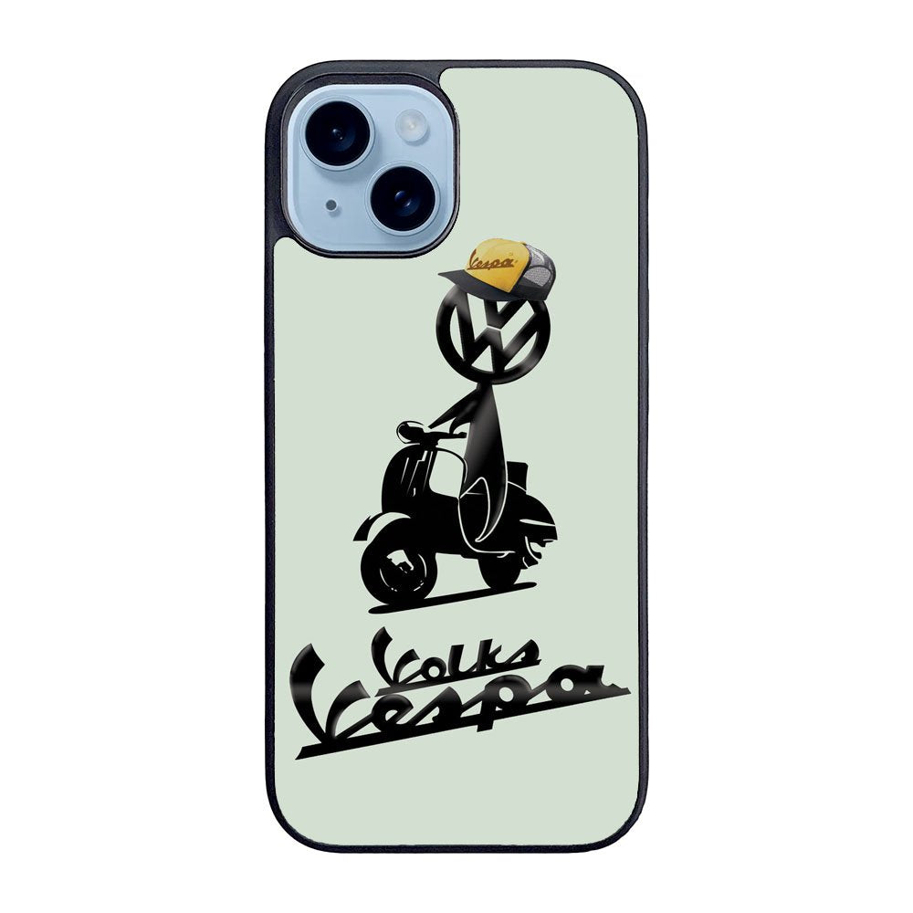 Volks Vespa Logo Case iPhone 15 BC0009