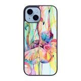 Pink Flamingo Watercolor Case iPhone 15 BC0016