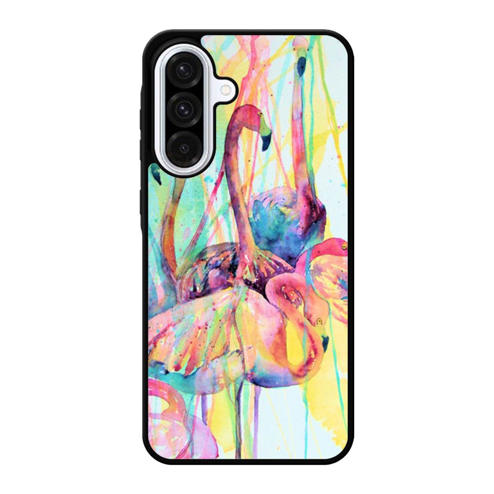 Pink Flamingo Watercolor Samsung Galaxy A56 Case BC0016