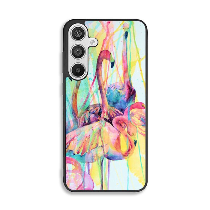 Pink Flamingo Watercolor Samsung Galaxy A26 Case BC0016