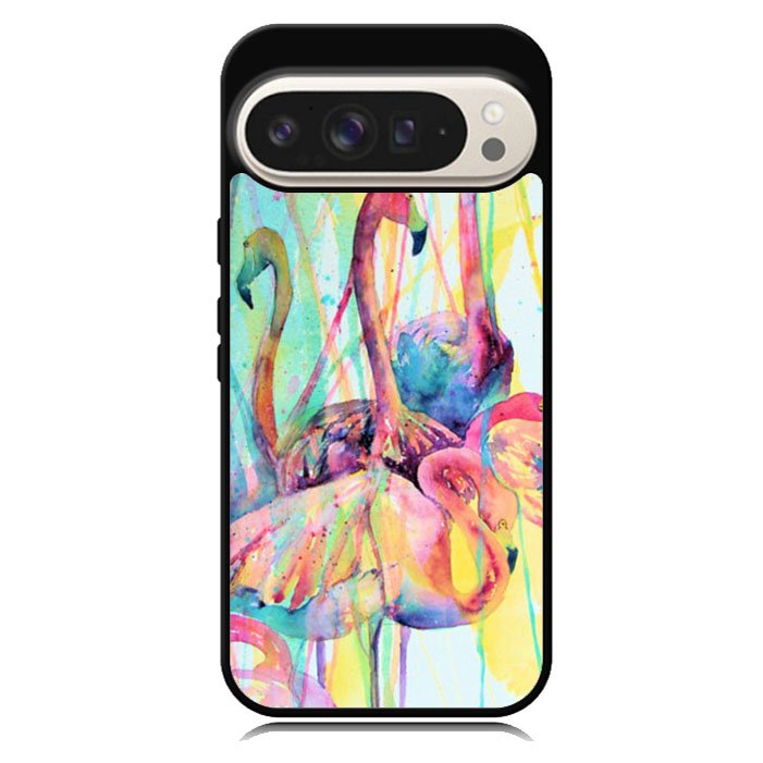 Pink Flamingo Watercolor Google Pixel 10 | Google Pixel 10 Pro Case BC0016