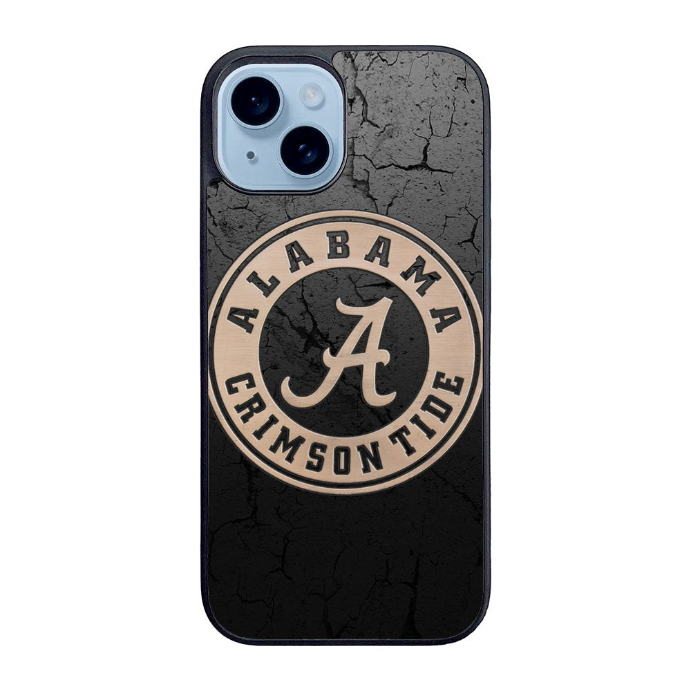 Alabama Crimson Crack Case iPhone 15 BC0073