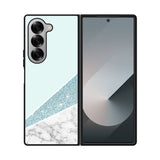 Glitter Marble Blue Case Samsung Galaxy Z Fold 6 5G BC0033
