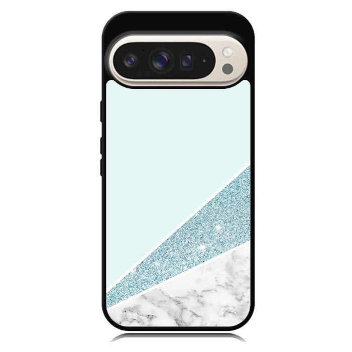 Glitter Marble Blue Google Pixel 10 Pro XL Case BC0033