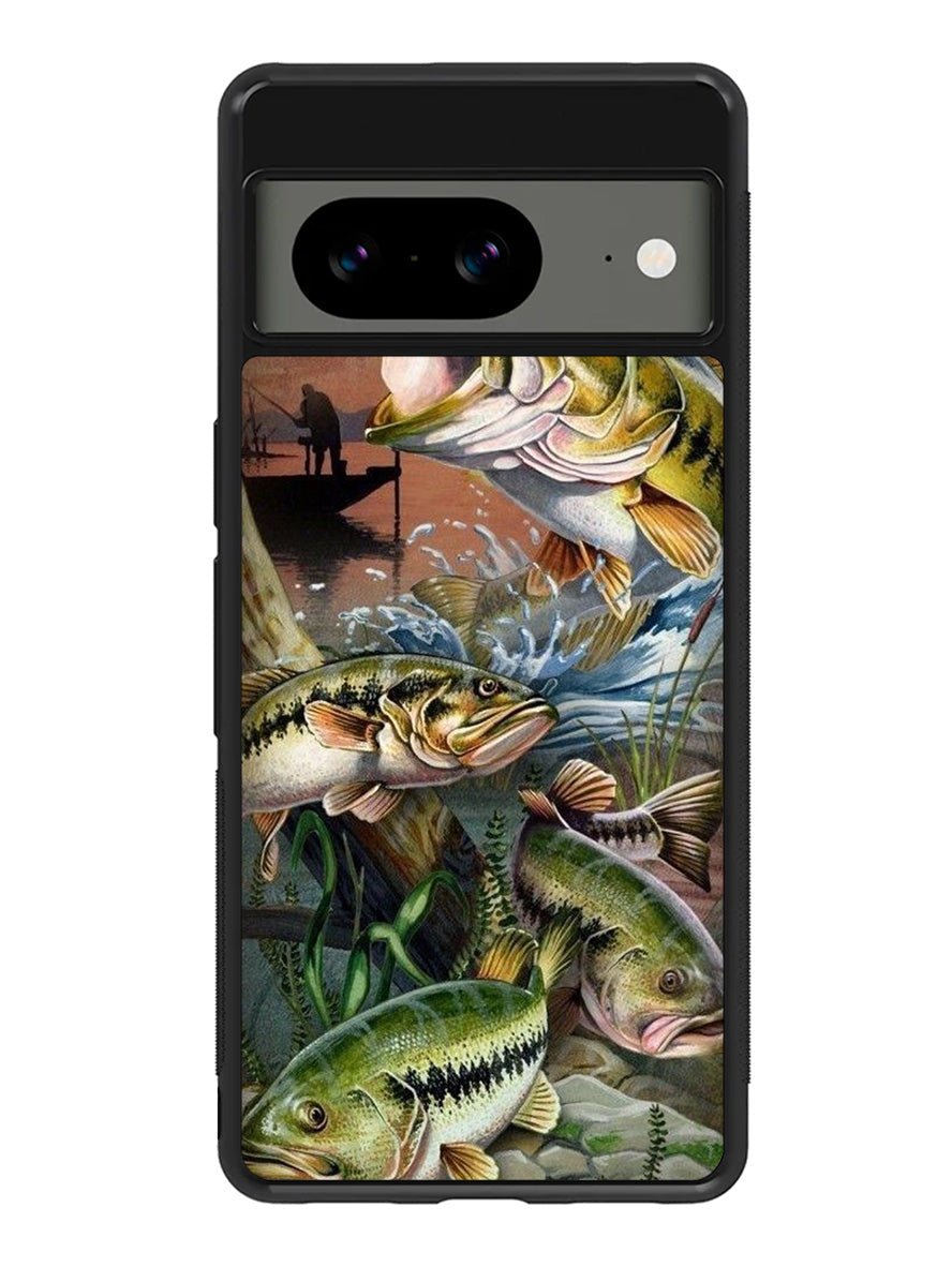 Bass Fishing Google Pixel 8a Case