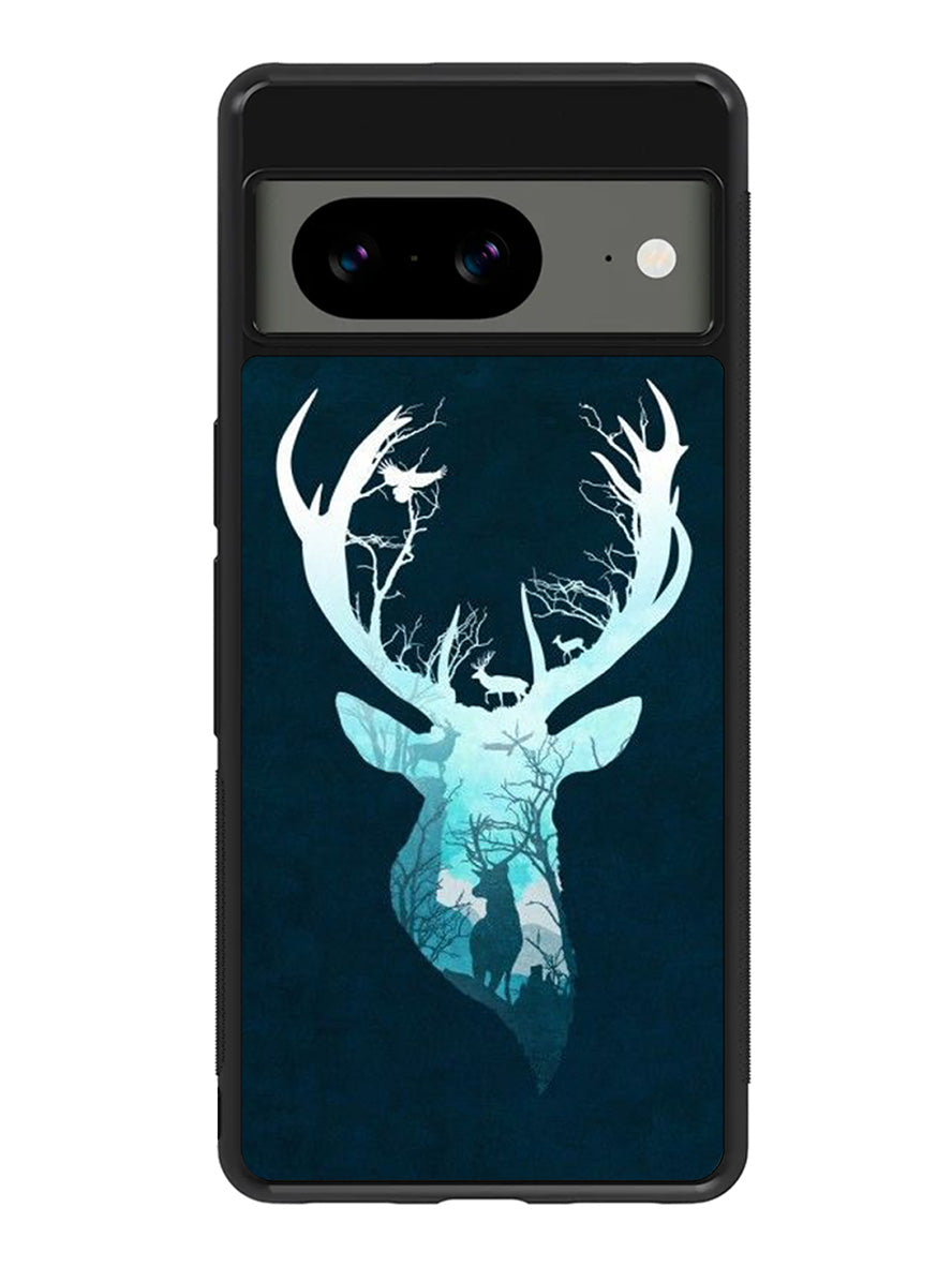 Deer Blue Winter Google Pixel 8a Case