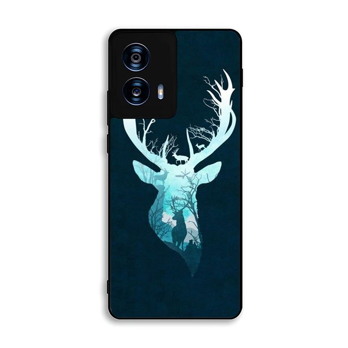 Deer Blue Winter Motorola Moto G Power 5G 2024 Case FE7824
