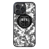 BTS Boyband logo Marble Case iPhone 15 Pro Max BC2934