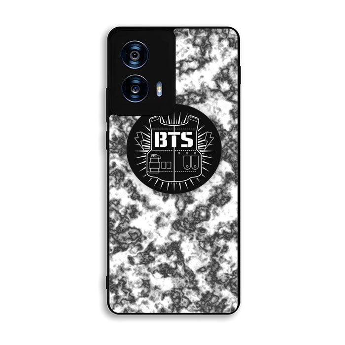 BTS Boyband logo Marble Motorola Moto G Power 5G 2024 Case BC2934