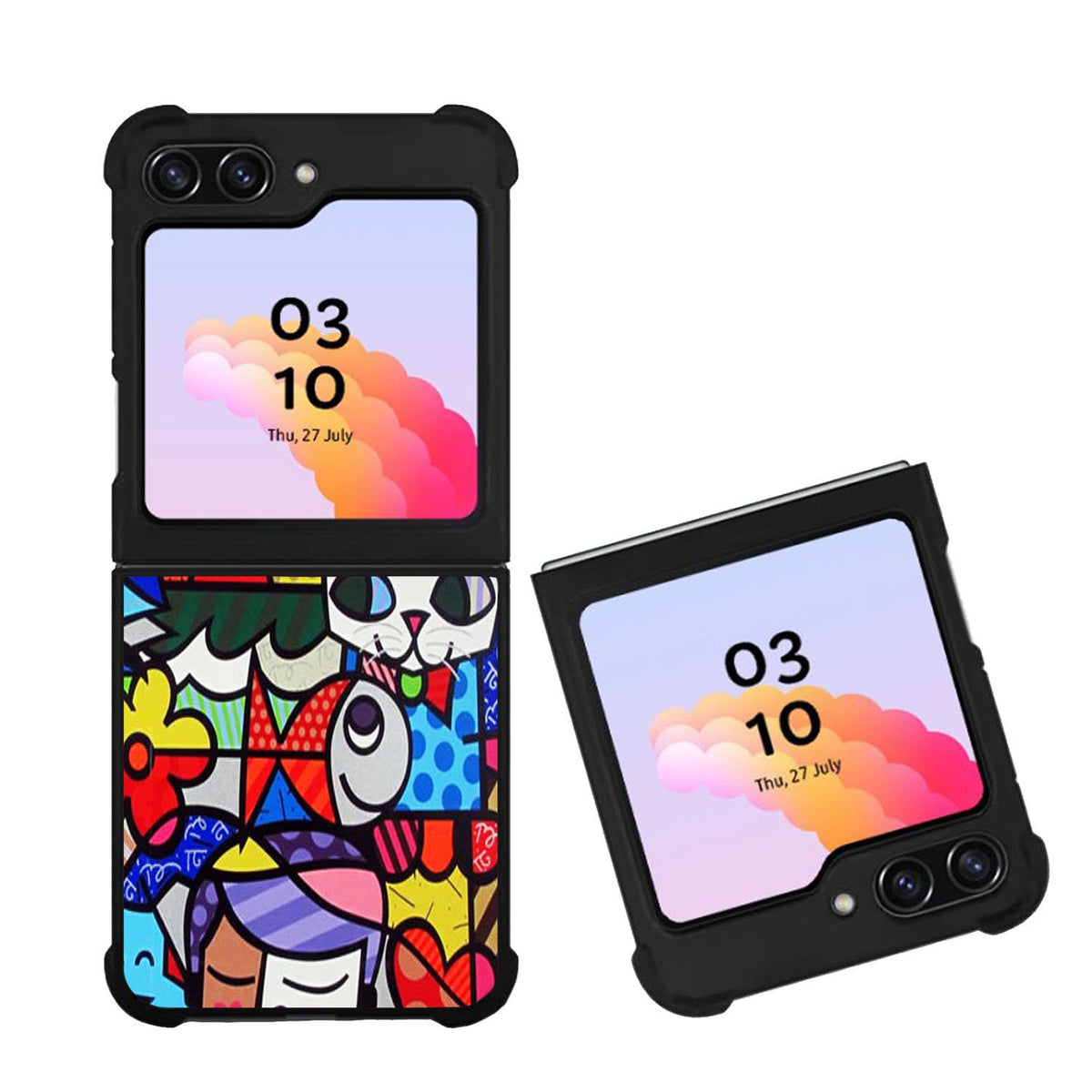 ARTWORK ROMERO BRITTO GARDEN Case Samsung Galaxy Z Flip 5 5G BC3061