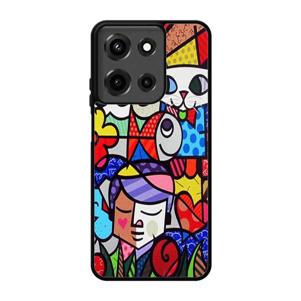 ARTWORK ROMERO BRITTO GARDEN Motorola Moto G 5G 2025 Case BC3061