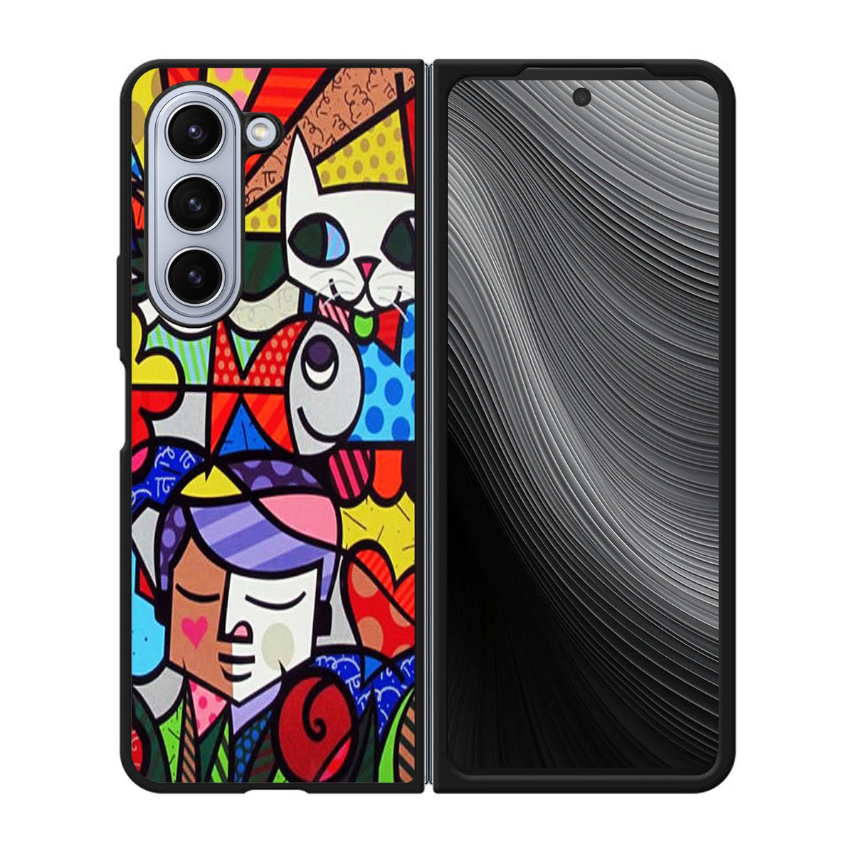 ARTWORK ROMERO BRITTO GARDEN Case Samsung Galaxy z Fold 5 5G BC3061