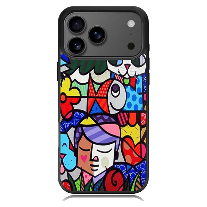 ARTWORK ROMERO BRITTO GARDEN iPhone 17 Pro Case BC3061