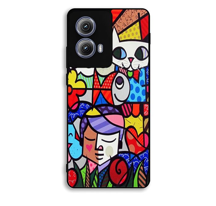 ARTWORK ROMERO BRITTO GARDEN Motorola Moto Edge 2024 Case BC3061