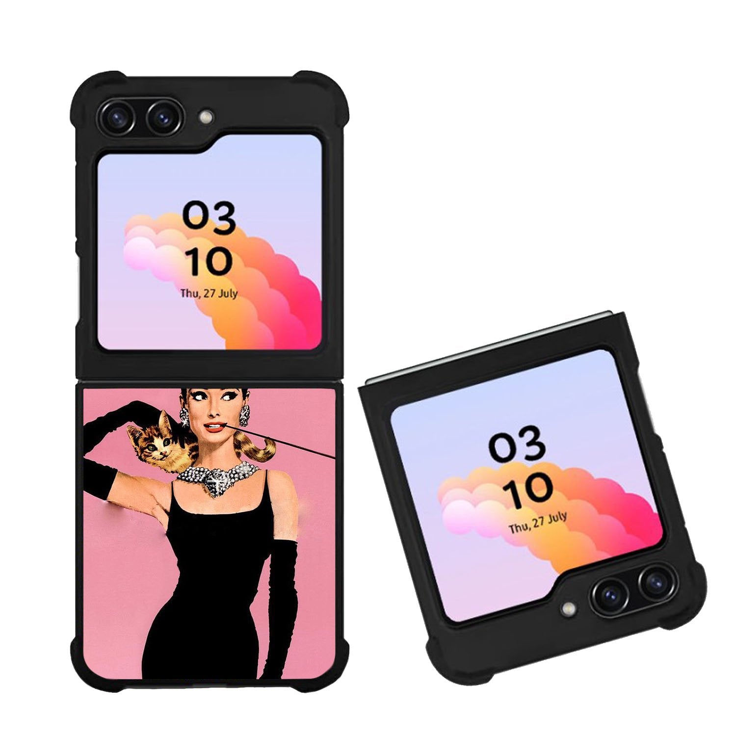 Audrey Hepburn Breakfast at Tiffanys Case Samsung Galaxy Z Flip 5 5G BC3067