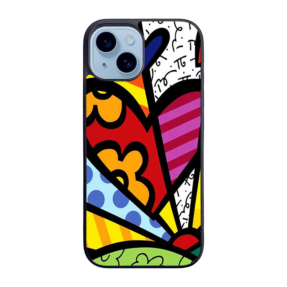 Romero Britto Pop Art Love Case iPhone 15 Plus BC2989