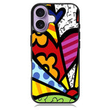 Romero Britto Pop Art Love iPhone 17 Case BC2989