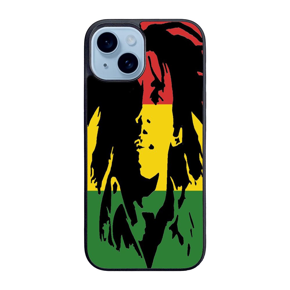 REGGAE LEGEND BOB MARLEY RASTA Case iPhone 15 BC2985