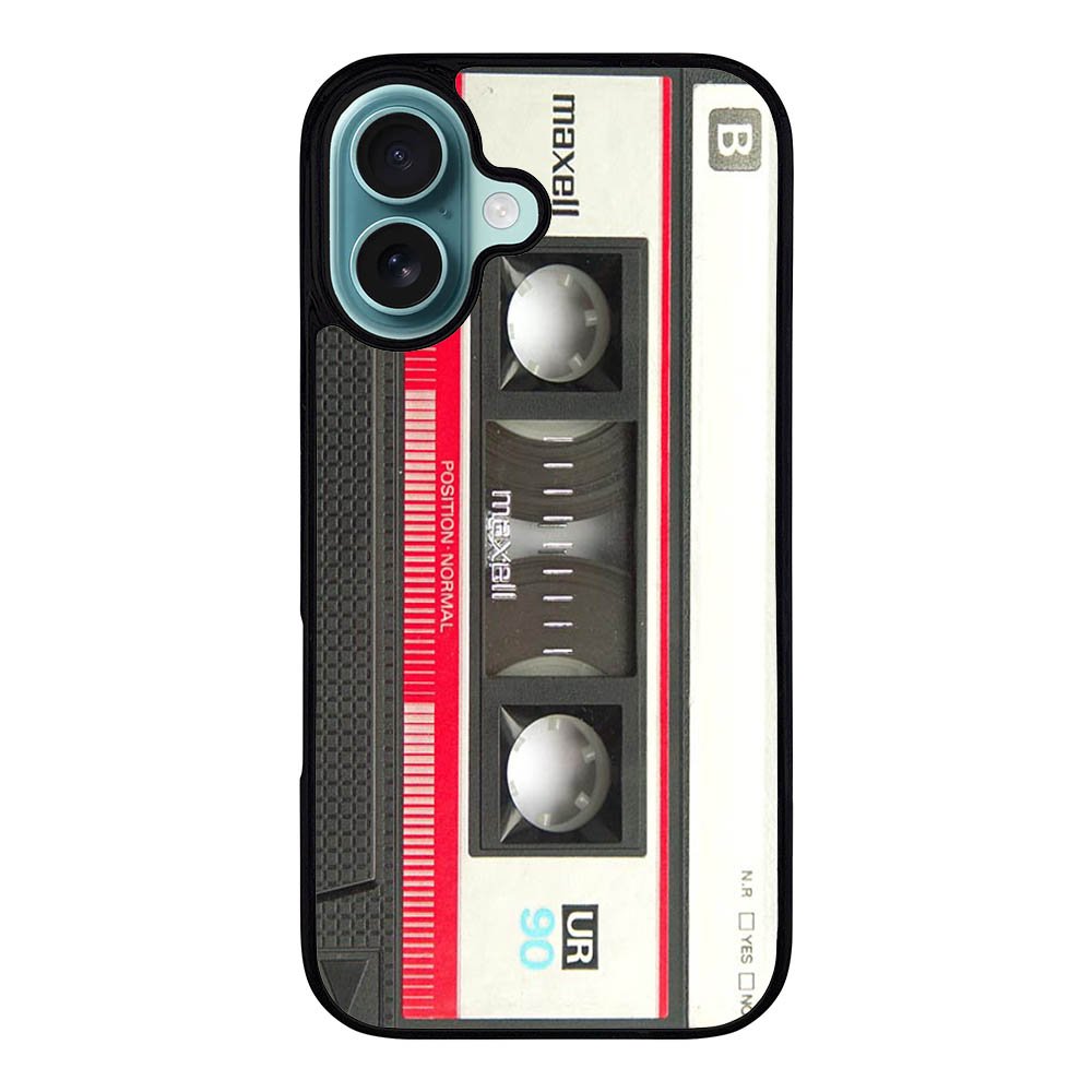 RETRO CASSETTE TAPE MAXELL MIX Case iPhone 16 Plus BC2986