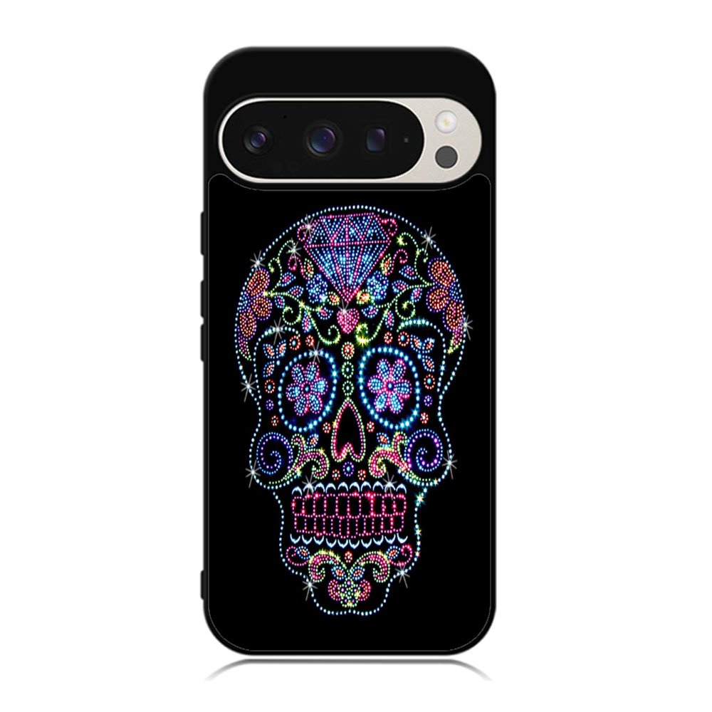 SUGAR SKULL CROW HONEY BIRD FLOWER Case Google Pixel 9 Pro XL BC2995