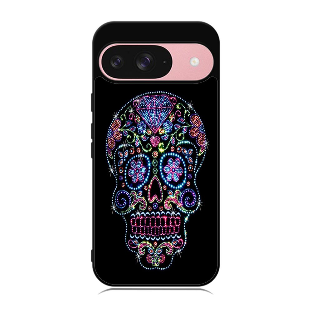 SUGAR SKULL CROW HONEY BIRD FLOWER Case Google Pixel 9 BC2995